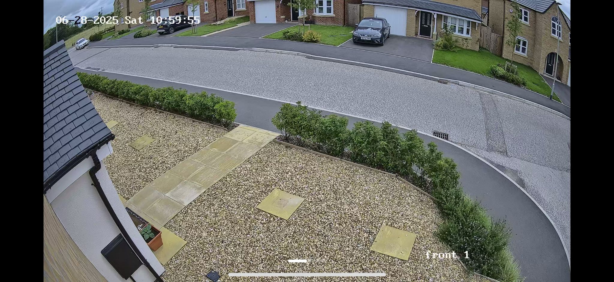 Professional CCTV camera installation showing crystal clear daytime footage